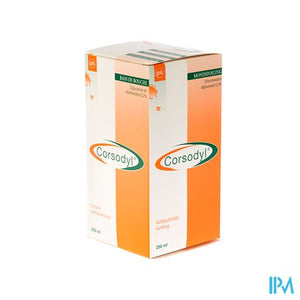 Corsodyl 2mg/ml Opl Mondwater 200ml