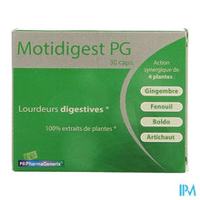 Afbeelding in Gallery-weergave laden, Motidigest Pg Pharmagenerix Caps 30
