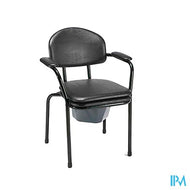 Toiletstoel Zwart/anthraciet 9062 Vermeiren