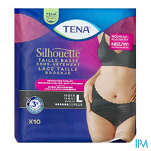 Load image into Gallery viewer, Tena Silhouette Plus Noir Lage Taille l 10 780223
