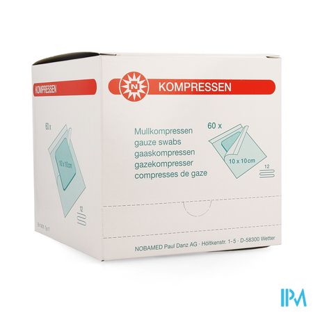 Noba Kp Steriel 12pl 10,0cmx10,0cm 60 9320192