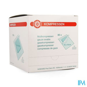 Noba Kp Steriel 12pl 10,0cmx10,0cm 60 9320192