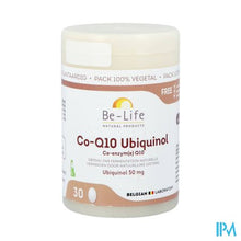 Load image into Gallery viewer, Co-q10 Ubiquinol Be Life Caps 30
