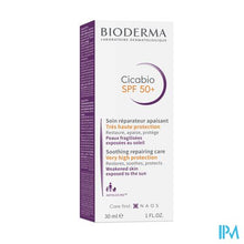 Afbeelding in Gallery-weergave laden, Bioderma Cicabio Spf50+ Cr Verzacht. Herstel. 30ml
