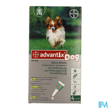Load image into Gallery viewer, Advantix 40/ 200 Honden < 4kg Fl 4x0,4ml
