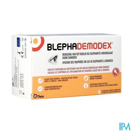 Blephademodex Reinigende Oogkompressen 30