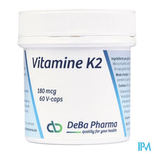 Load image into Gallery viewer, Vitamine K2 180mcg Caps 60

