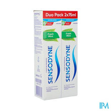 Load image into Gallery viewer, Sensodyne Fresh Mint Tandpasta Tube 2x75ml
