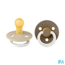 Afbeelding in Gallery-weergave laden, Bibs 1 Fopspeen Duo Glow In Dark Vanilla/oak
