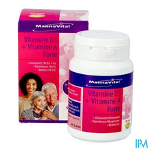 Afbeelding in Gallery-weergave laden, Mannavital Vitamine D3 + Vitamine A Forte Caps 90
