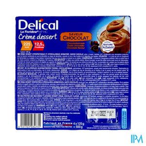 Delical Creme Dessert La Floridine Chocola 4x125g