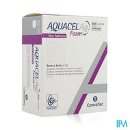 Aquacel Ag Foam Non Adhesief 5x5cm 10