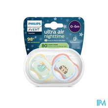 Afbeelding in Gallery-weergave laden, Philips Avent Fopspeen +0m Air Luiaard/leeuw 2
