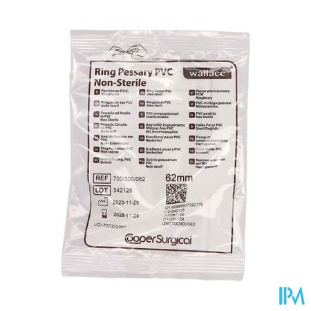 Portex Pessarium Vinyl 62mm 1