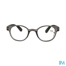 Afbeelding in Gallery-weergave laden, Pharmaglasses Leesbril Round +2.50 Grey/black
