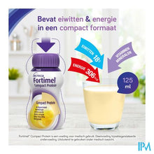 Afbeelding in Gallery-weergave laden, Fortimel Compact Protein Banaan Flesjes 4x125 ml
