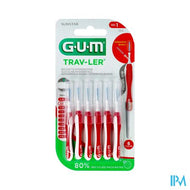 Gum Trav-ler Interdent.borsteltje 0,8mm 6 1314m6