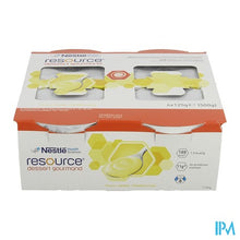 Afbeelding in Gallery-weergave laden, Resource Dessert Gourmand Vanille 4x125g 12318667
