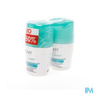 Vichy Deo A/trace Roller 48h Duo 2x50ml