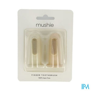 Mushie Tandenborstel Baby Duo Blush 2