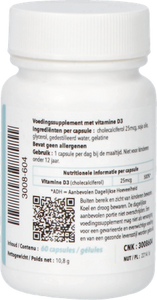 Vit D3 Caps 60 Pharmanutrics