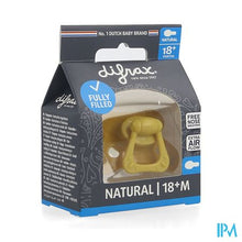 Afbeelding in Gallery-weergave laden, Difrax Fopspeen Natural 18m+ Uni/pure Assorti
