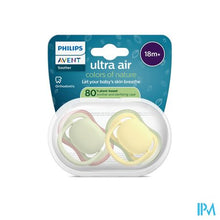 Afbeelding in Gallery-weergave laden, Philips Avent Fopspeen +18m Air Munt/ivoor 2
