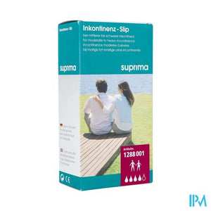 Suprima 1288 Slip Pes Pu + Drukknop Unisex Wit Xxl