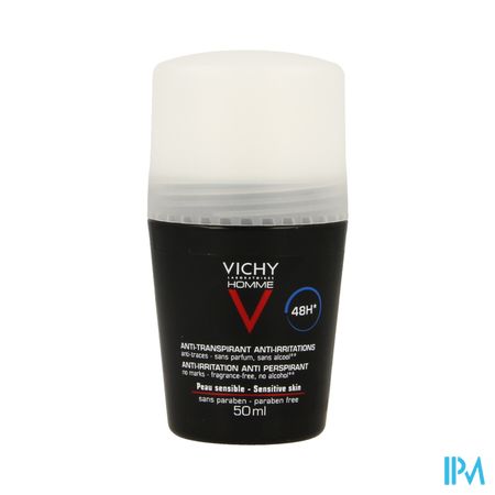 Vichy Homme Deo Gev Huid 48u Roller 50ml