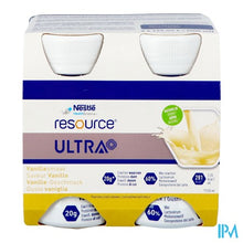 Afbeelding in Gallery-weergave laden, Resource Ultra+ Vanillesmaak 4x125ml Nf
