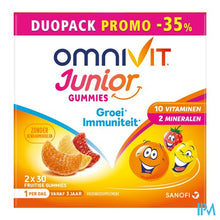 Afbeelding in Gallery-weergave laden, Omnivit Junior Gummies Duopack -35%
