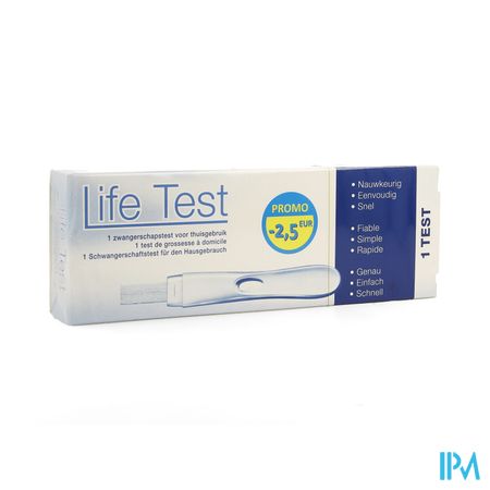 Lifetest Zwangerschapstest Stick 1 -2,5euro Promo