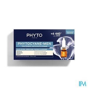 Phytocyane Men Trait. Chute Progr. Fioles 12x3,5ml