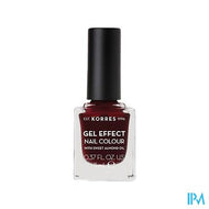 Korres Km Gel Effect Nail 57 Burgundy Red 11ml