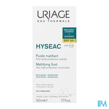 Afbeelding in Gallery-weergave laden, Hyseac Fluide Matifiant Spf50+ 50ml
