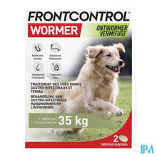 Load image into Gallery viewer, Frontcontrol Wormer Xl Honden Tabl 2
