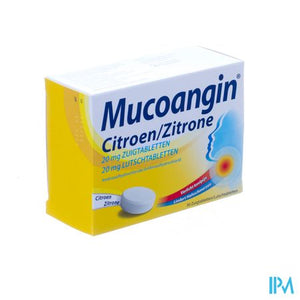Mucoangin Citroen Zuigtabletten 30x20mg