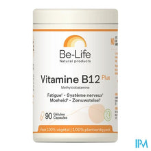 Afbeelding in Gallery-weergave laden, Vitamine B12 Plus Be Life Caps 90

