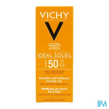 Afbeelding in Gallery-weergave laden, Vichy Cap Sol Ip50+ Gezichtscr Dry Touch 50ml
