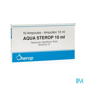 Aqua Sterop Pour Inj Solvens Amp 10 X 10ml