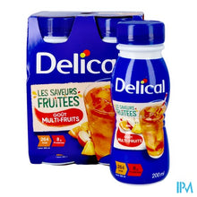 Afbeelding in Gallery-weergave laden, Delical Fruitdrink Multi-vruchten 4x200ml
