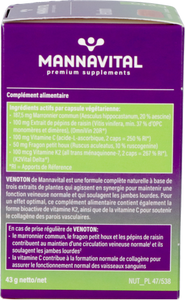 Mannavital Venoton V-caps 60