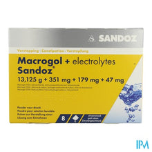 Afbeelding in Gallery-weergave laden, Macrogol + Electr Sandoz Pdr Ciroensmaak Zakje 8
