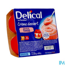 Afbeelding in Gallery-weergave laden, Delical Creme Dessert La Floridine Aarbei 4x200g
