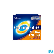 Afbeelding in Gallery-weergave laden, Omnibionta3 All Day Energy Multivitamines voor Energie (30 tabletten)

