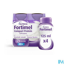 Load image into Gallery viewer, Fortimel Compact Protein 2.4kcal Neutraal 4x125ml

