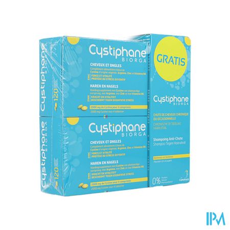 Cystiphane Biorga 2 X 120 Caps + 120 Caps Gratis