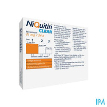 Load image into Gallery viewer, Niquitin Clear Patches 14 X 21mg
