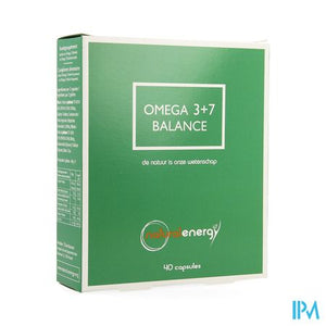 Natural Energy - Omega 3+7 Balance Caps 40