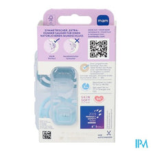 Load image into Gallery viewer, Mam Perfect Fopspeen Silicone 16m+ Blue 2
